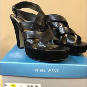 Vintage Nine West Ismelda Platform Sandals